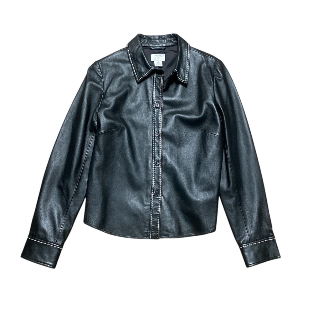 Black Leather Women's Jacket